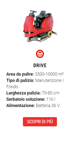 Drive lavapavimenti