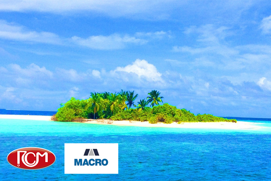 Macroclean in the Maldives but… not on holiday